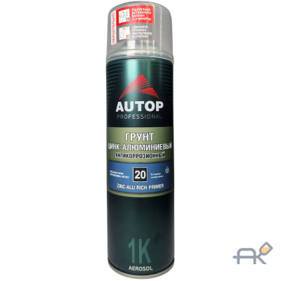 Аэрозоль AUTOP (N20) Грунт цинк-алюминиевый антикоррозионный 650мл